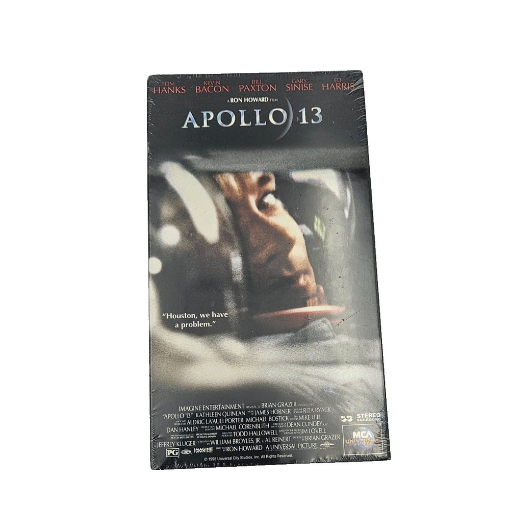 Apollo 13 VHS Sealed Tom Hanks Space Drama Collectible Hi Fi Stereo